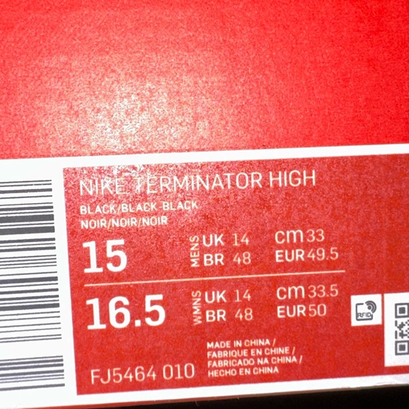 Mens nike terminator high size 15 - Picture 7 of 7